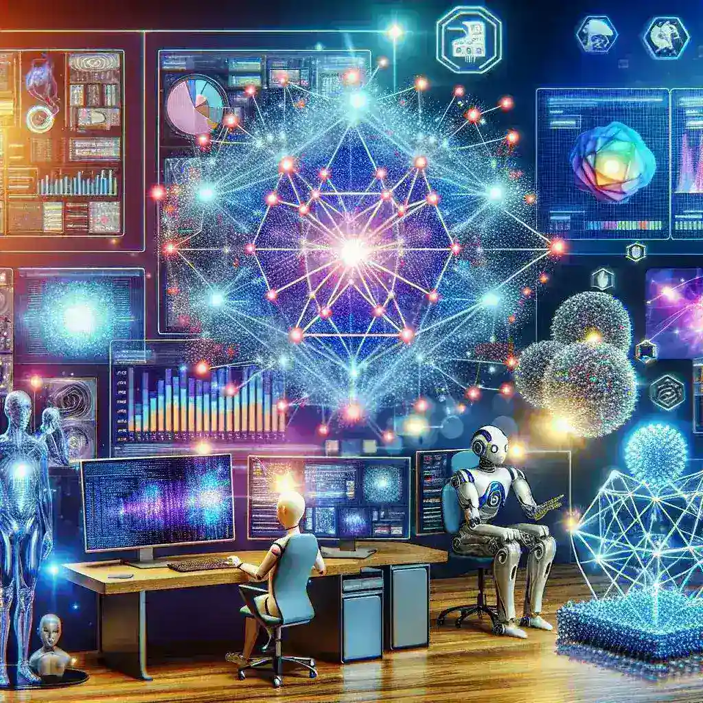 "Imagem ilustrativa das tendências mais promissoras em software para 2025, destacando inovações como inteligência artificial, automação e desenvolvimento ágil, com gráficos e ícones representativos."