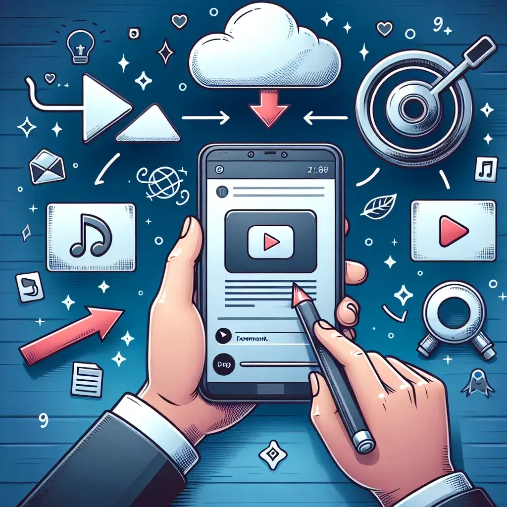 "Passo a passo para baixar vídeos do TikTok sem marca d'água - tutorial visual com telas do processo de download"